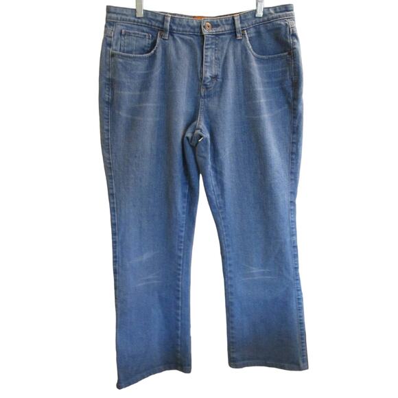 Lee Jeans One True Fit Bootcut Mom Jeans 15/16 L 36" x 28 1/2" Baggy Y2K 90s - Picture 1 of 8